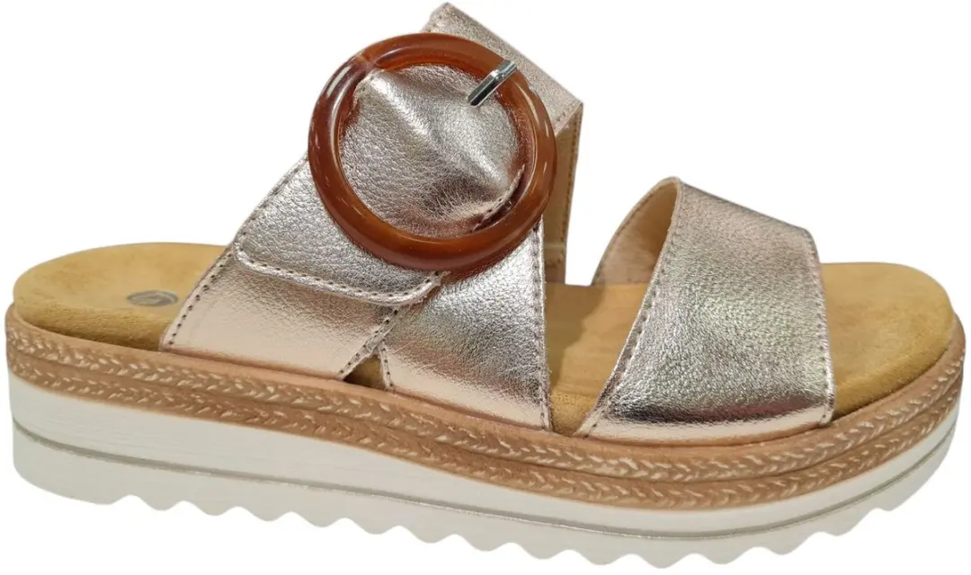 Remonte Rose Gouden Dames Slippers