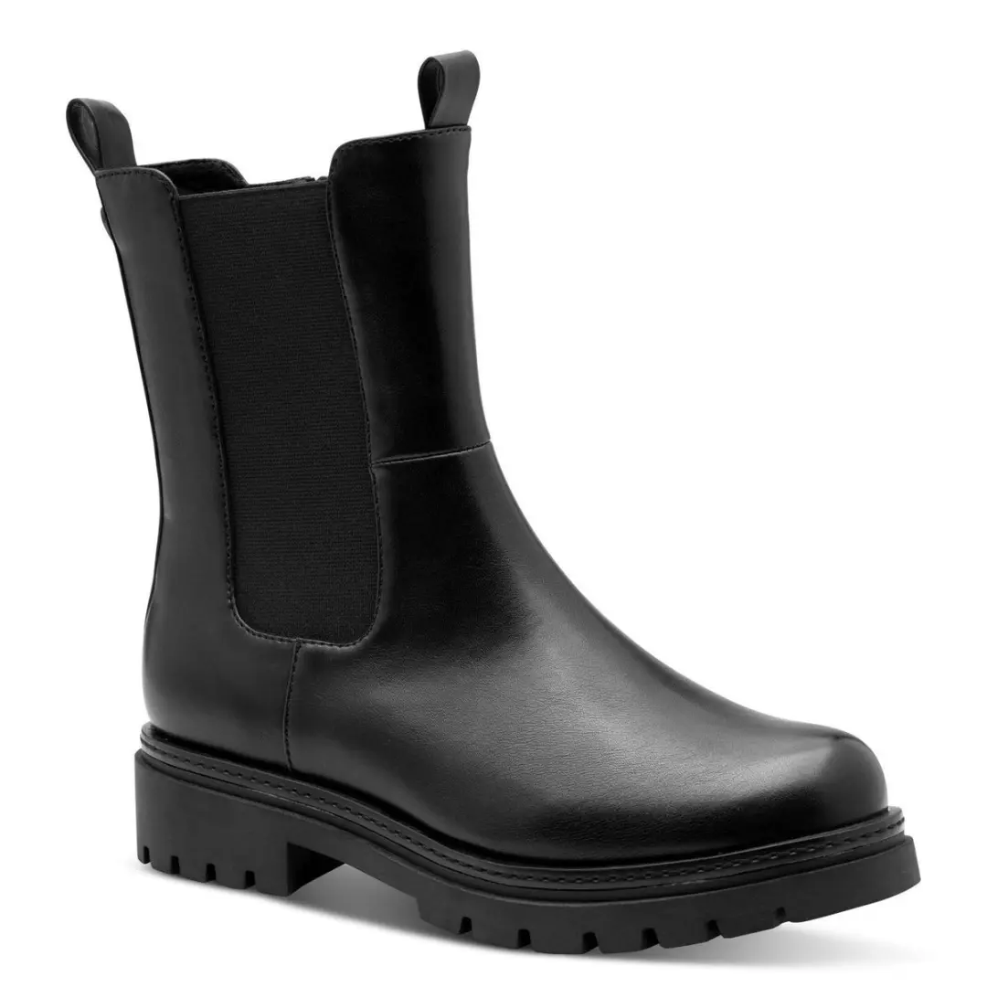 Marco Tozzi Dames Chelseaboot 2-25436-45 001 F-breedte Maat: 41 EU