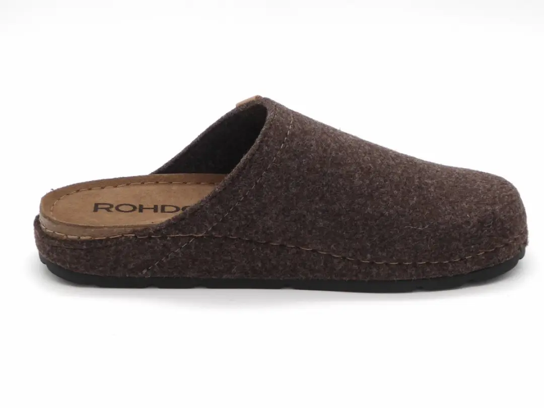 Rohde Heren Pantoffel 6752-72 - Maat 41 - Bruin
