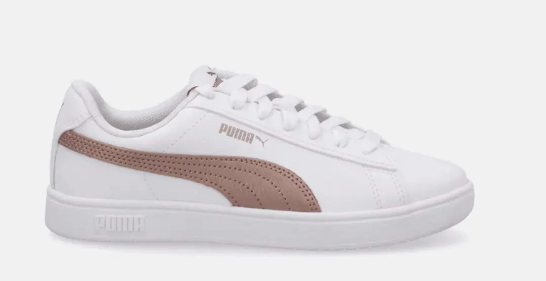 PUMA Rickie Classic Sneakers - Roze/Wit/Goud - 36 - afbeelding 4 van 6