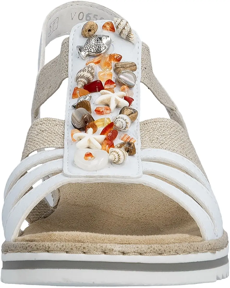 Rieker Alabama Dames Sandalen 39 - Wit