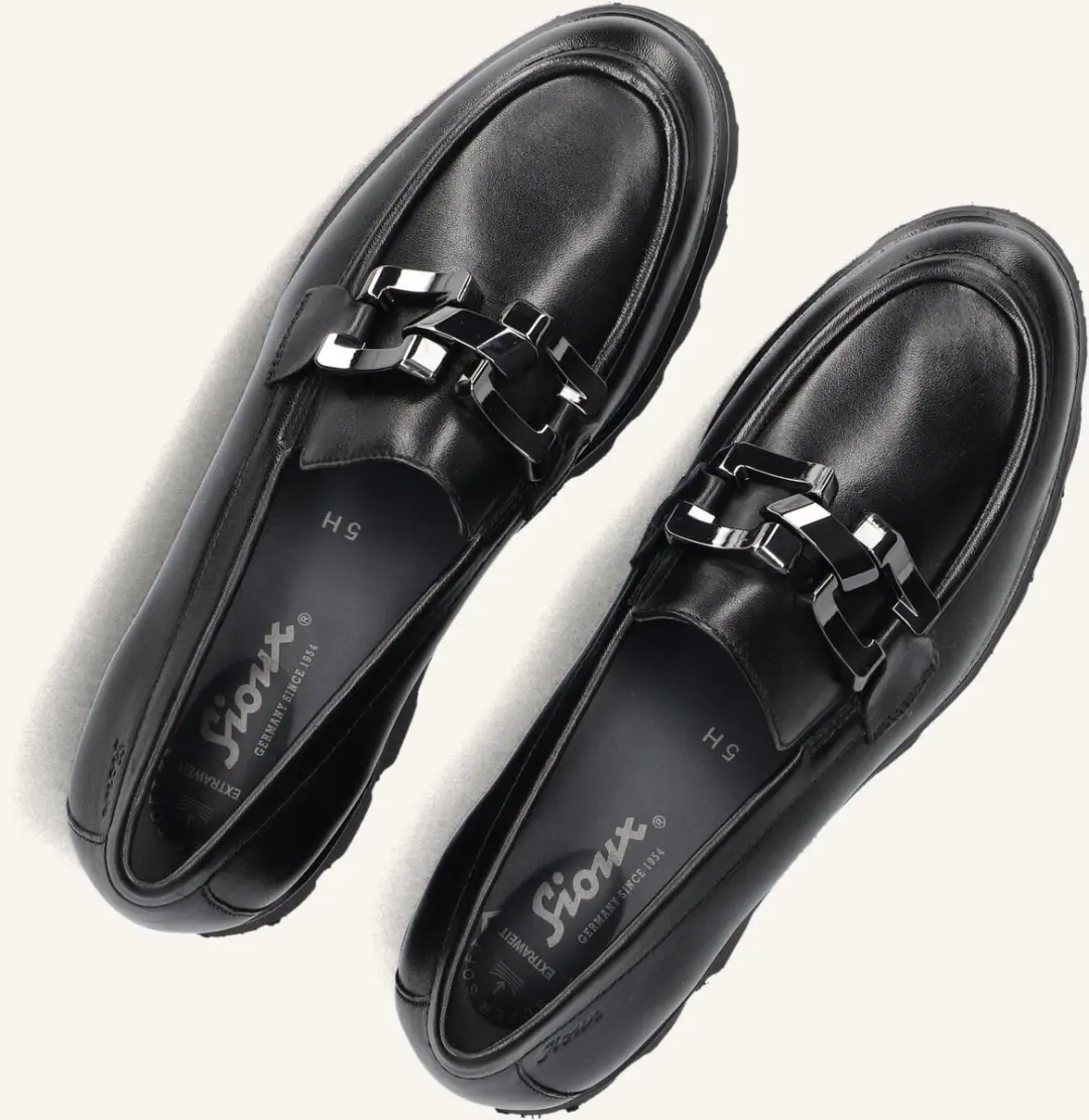 Sioux Meredira Loafers Dames - Zwart - Maat 37,5 - afbeelding 4 van 6