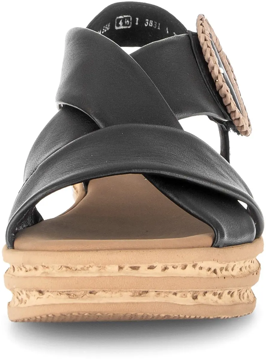 Gabor Damen Sandalette 84.556.27 - 40 - Zwart - afbeelding 5 van 6