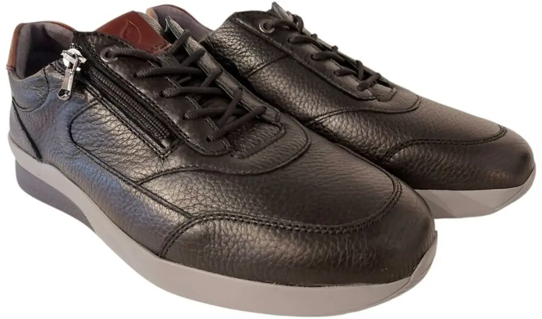 Waldlaufer Sneaker 654006 201 594 Zwart Cognac Wijdte K