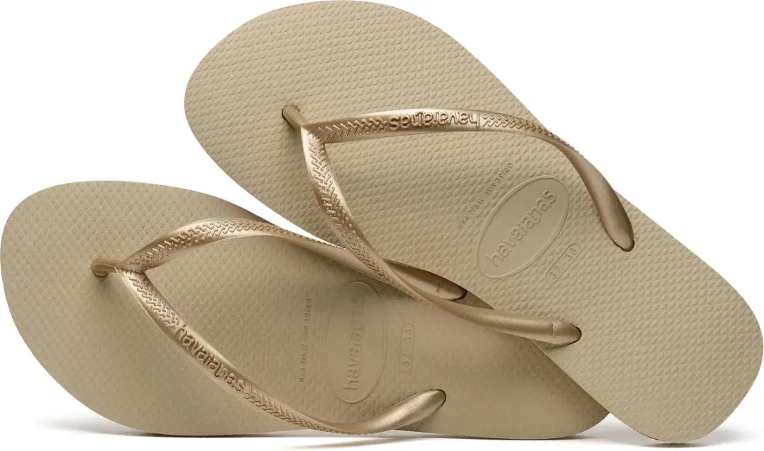 Havaianas Slim Teenslipper - Geel/Goud