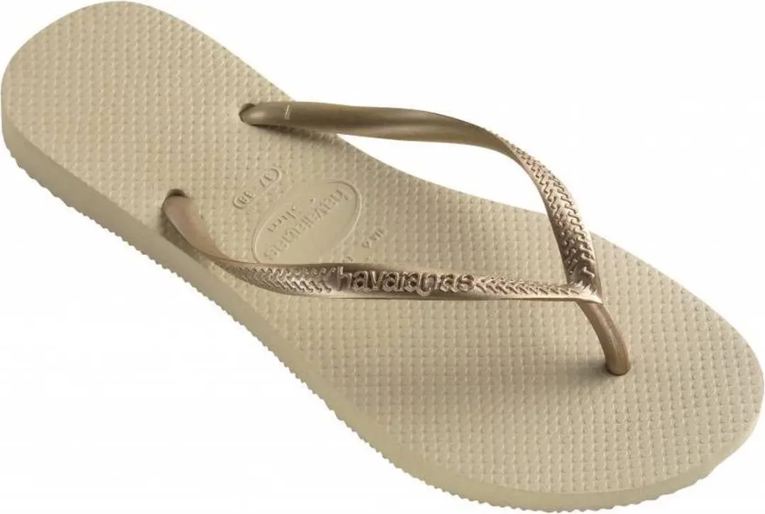 Havaianas Slim Teenslipper - Geel/Goud