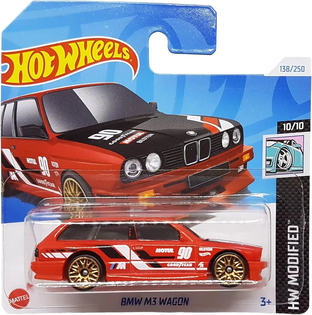 Hot Wheels BMW M3 Wagon Racing Red 1:64