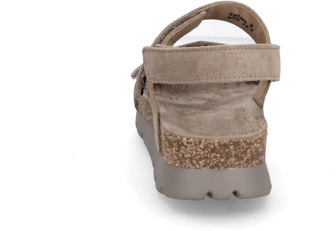 Panama Jack Selma Suede Dames Sandaal - Taupe 41 - afbeelding 6 van 6