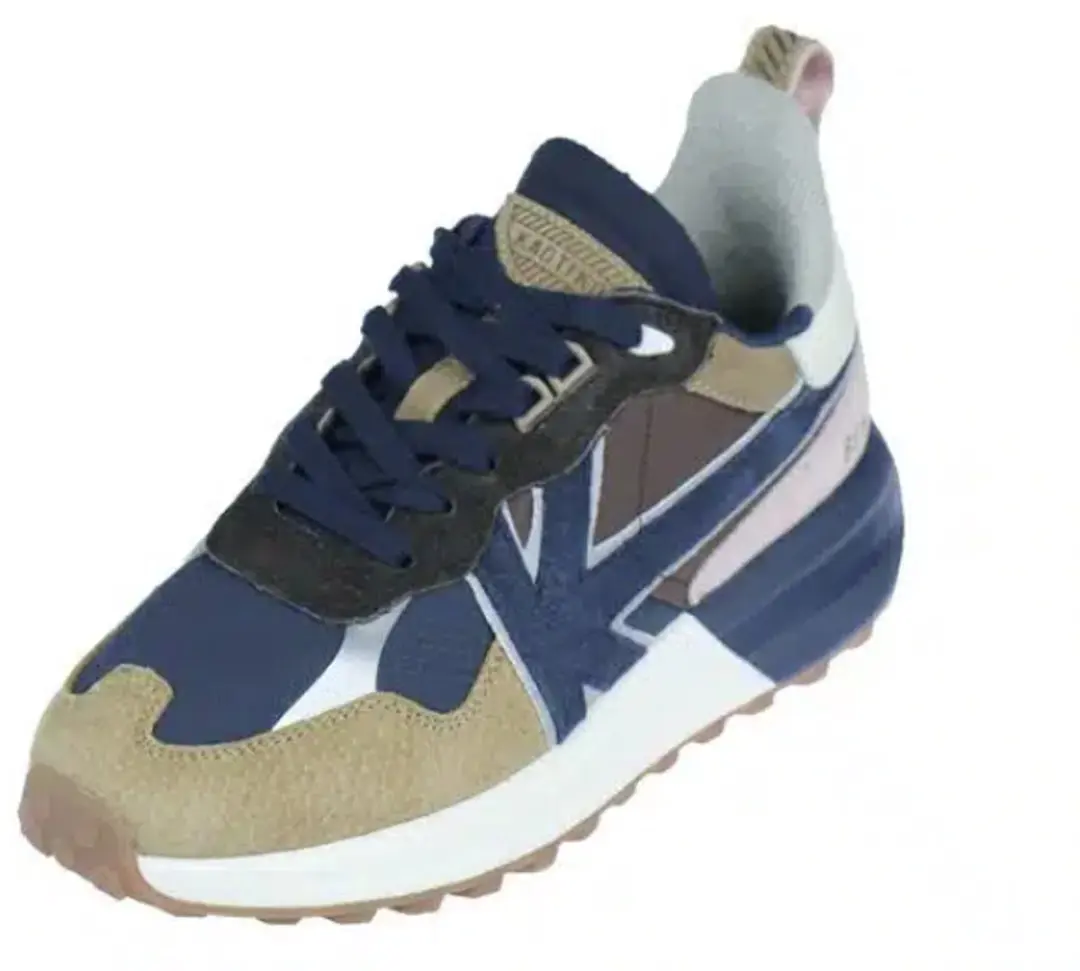 Kaotiko Vancouver Earth Man Heren Sneakers - Donkerblauw Maat 45