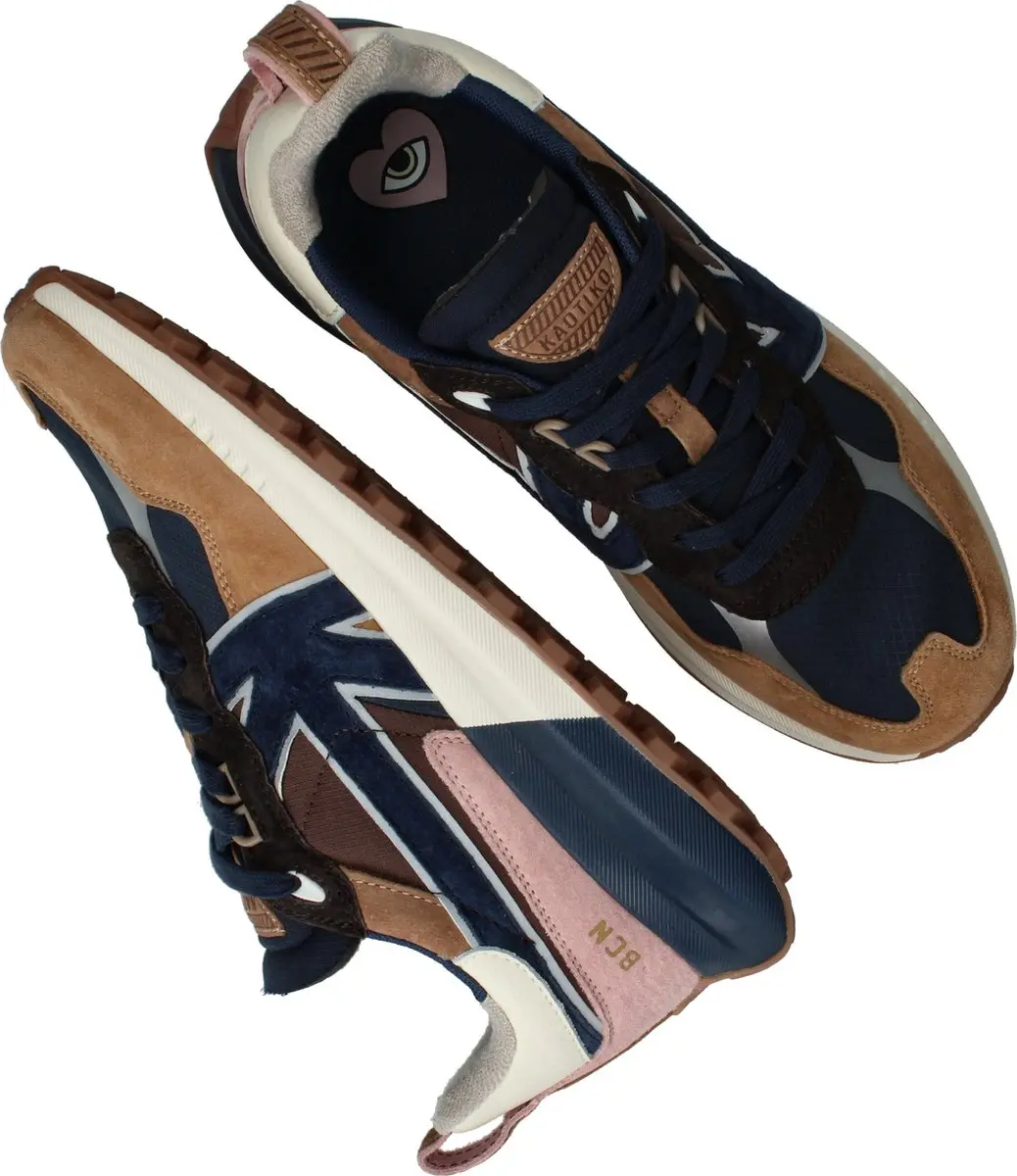 Kaotiko Vancouver Earth Man Heren Sneakers - Donkerblauw Maat 45
