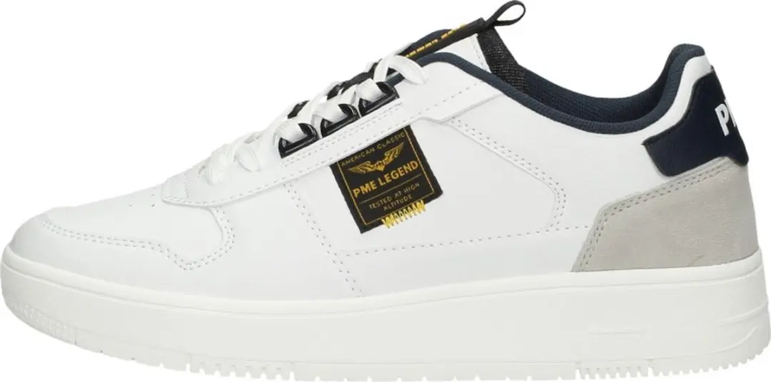 PME Legend Gobbler Heren Sneakers - Wit/Navy - Maat 43