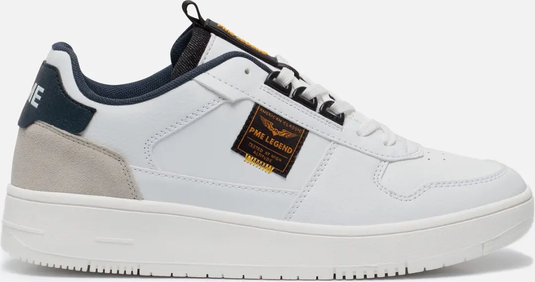 PME Legend Gobbler Heren Sneakers - Wit/Navy - Maat 43
