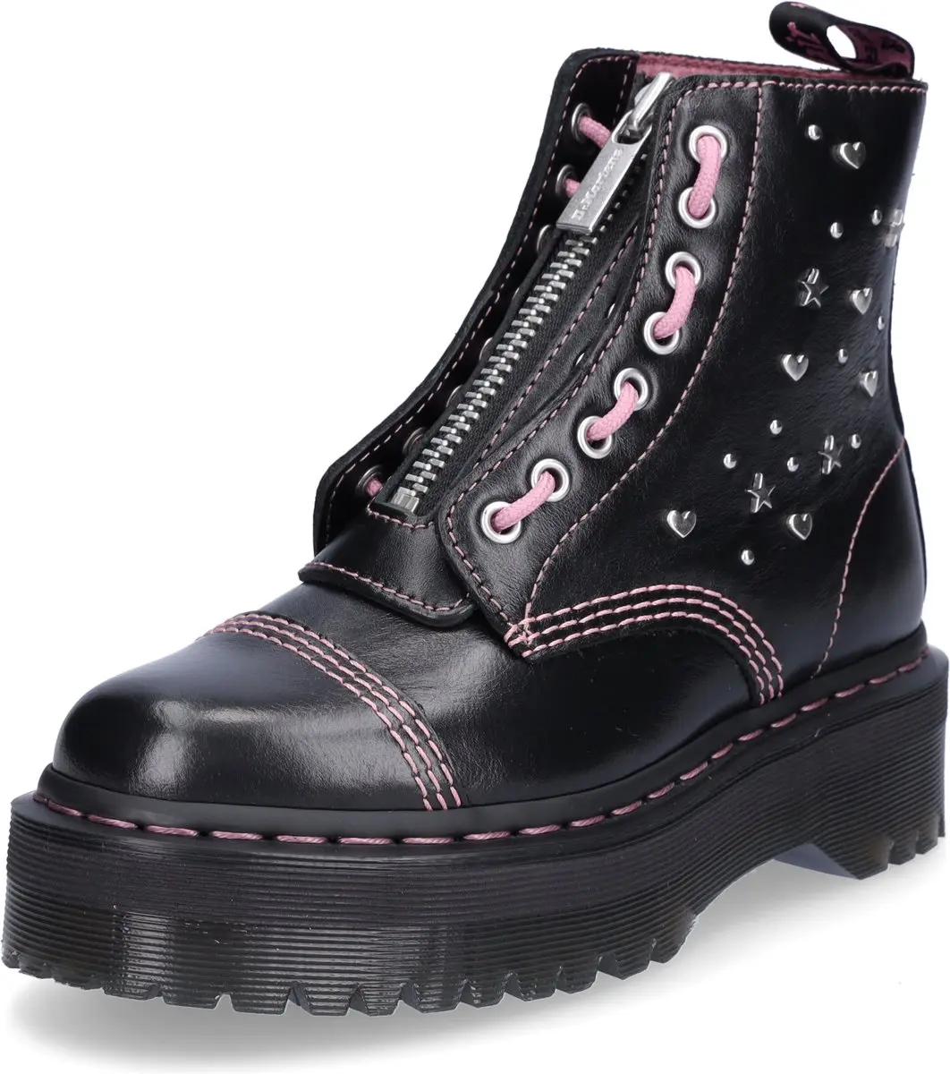 Dr. Martens dameslaarzen met veters zwart