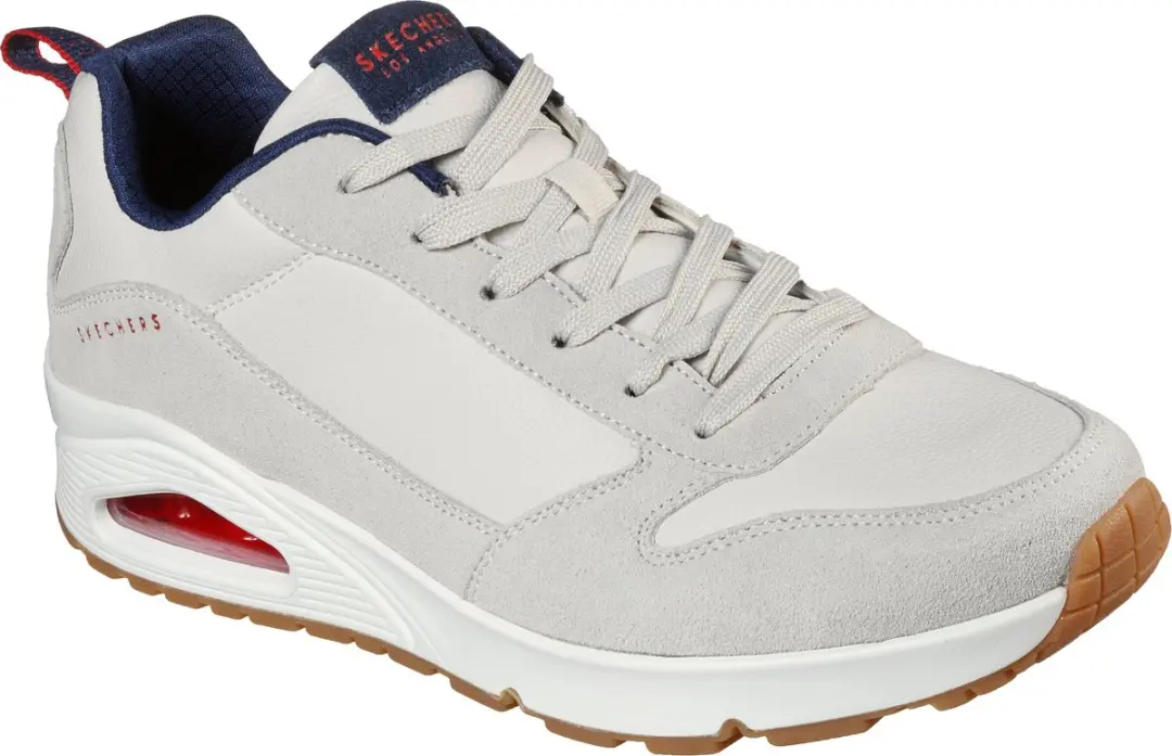 Skechers Uno Stacre Heren Sneakers - Wit