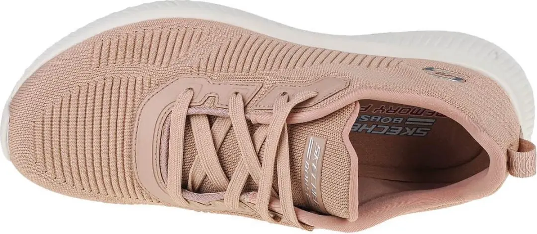 Skechers Bobs Squad-Tough Talk 32504-NUDE Sneakers - Roze