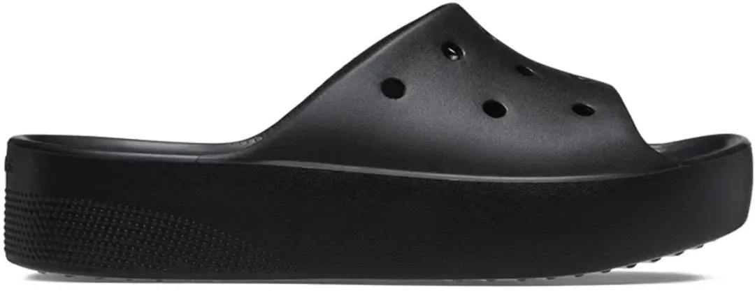 Crocs Classic Platform Instappers Dames 41.5 - Zwart - afbeelding 4 van 6