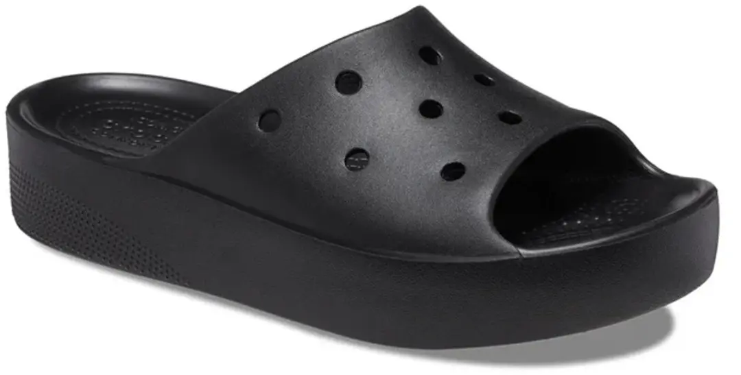 Crocs Classic Platform Instappers Dames 41.5 - Zwart - afbeelding 2 van 6