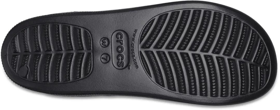 Crocs Classic Platform Instappers Dames 41.5 - Zwart - afbeelding 5 van 6
