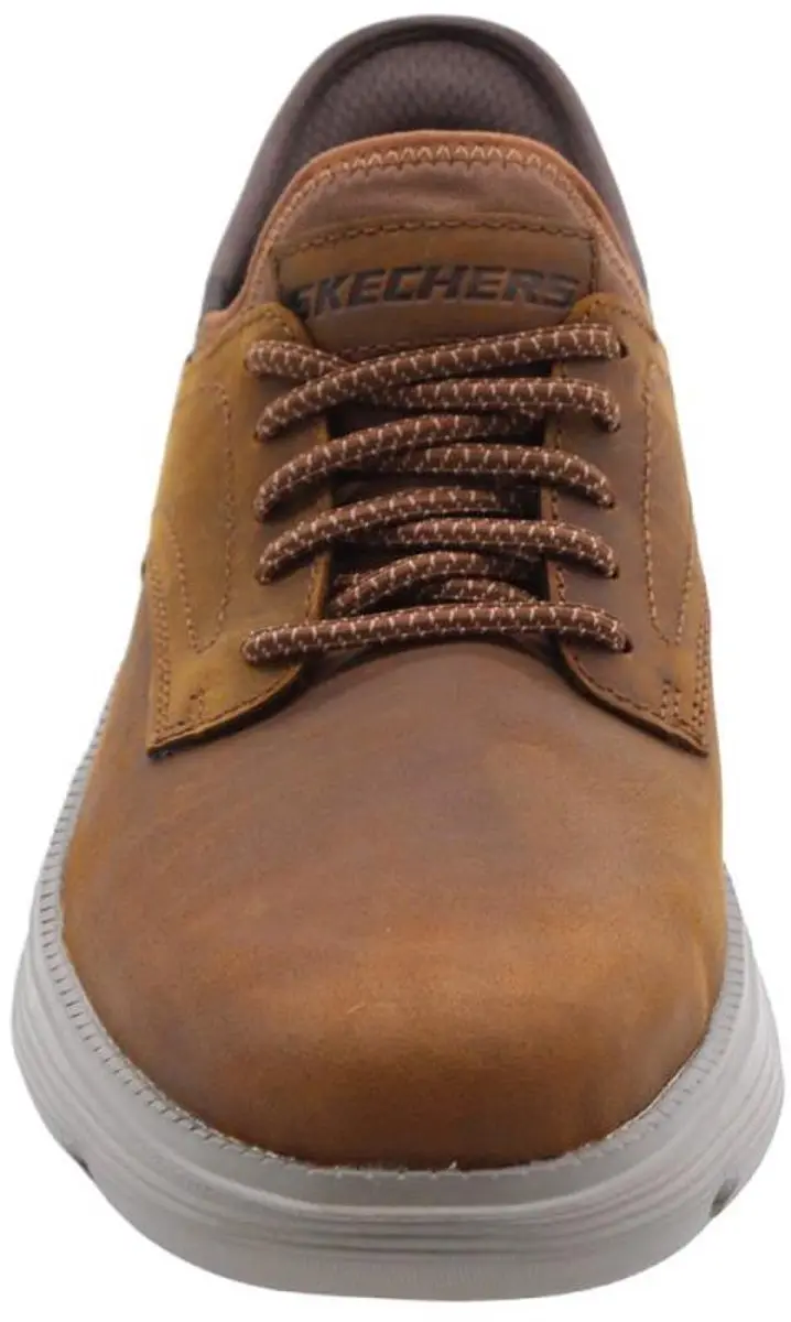Skechers Garza-Gervin Wide Instappers - Heren Cognac 42