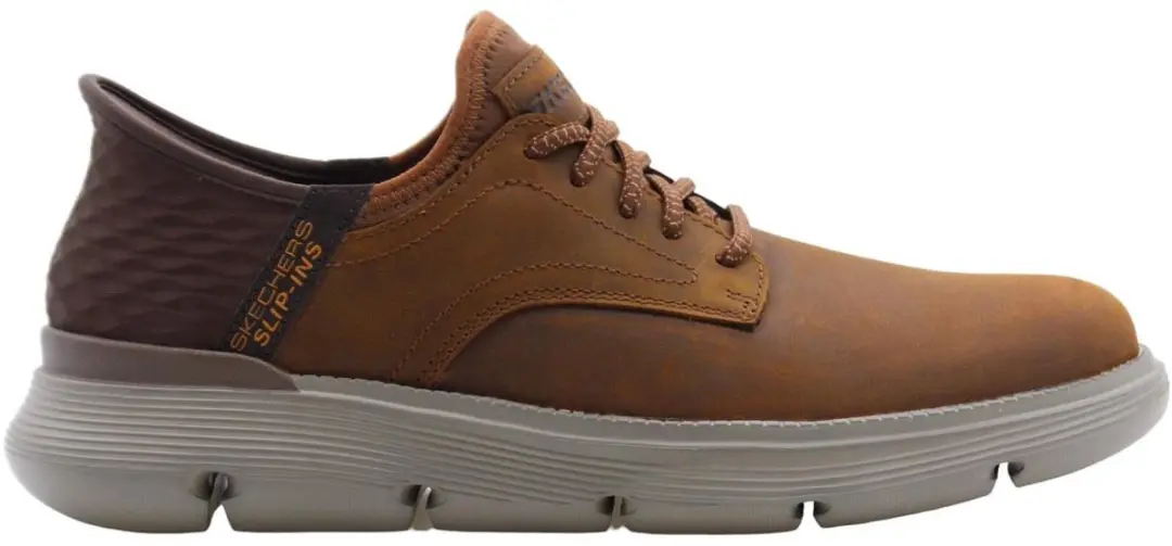 Skechers Garza-Gervin Wide Instappers - Heren Cognac 42
