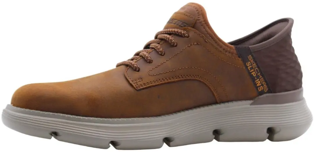 Skechers Garza-Gervin Wide Instappers - Heren Cognac 42