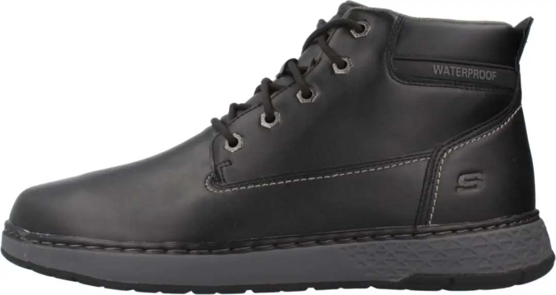 Skechers Garlan Deno Heren Veterschoenen - Zwart - afbeelding 2 van 6