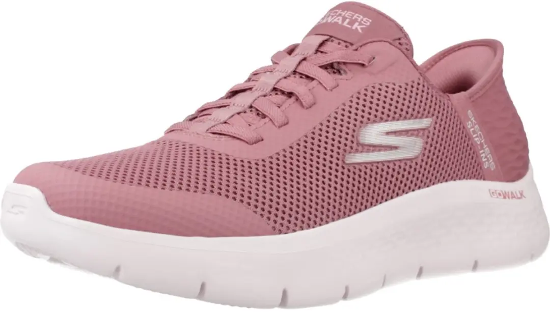 Skechers Go Walk Flex Grand Entry Dames Sneakers - Maat 39 - Roze