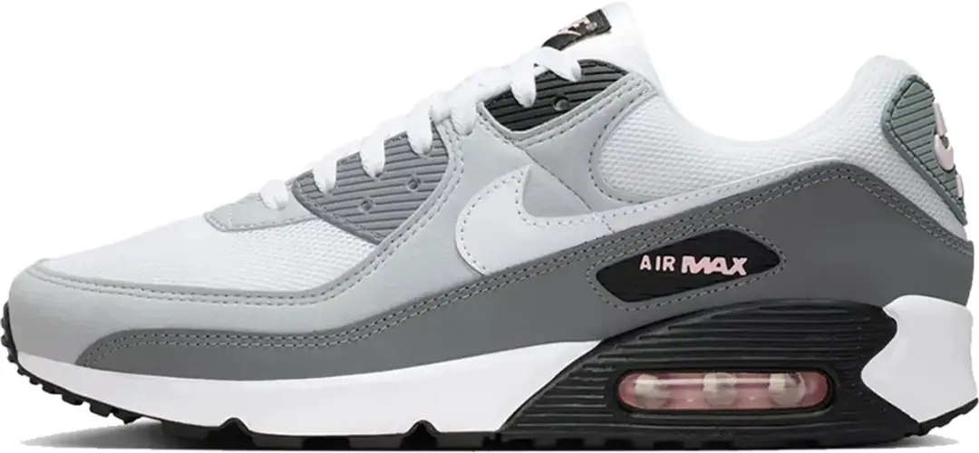 Nike Air Max 90 'Pink Foam Wolf Grey' maat 44.5