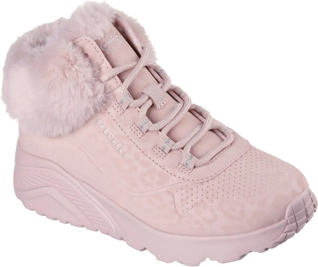 Skechers Uno Lite Meisjes Sneakers - Roze - afbeelding 3 van 6