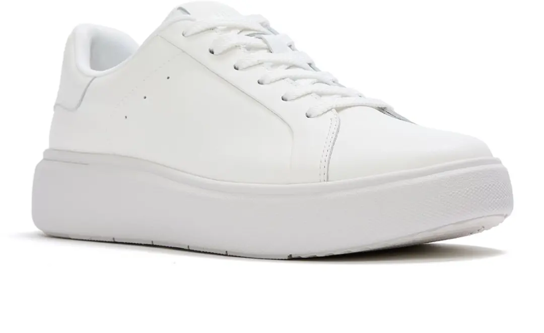 FitFlop RTG leren vetersneakers WIT