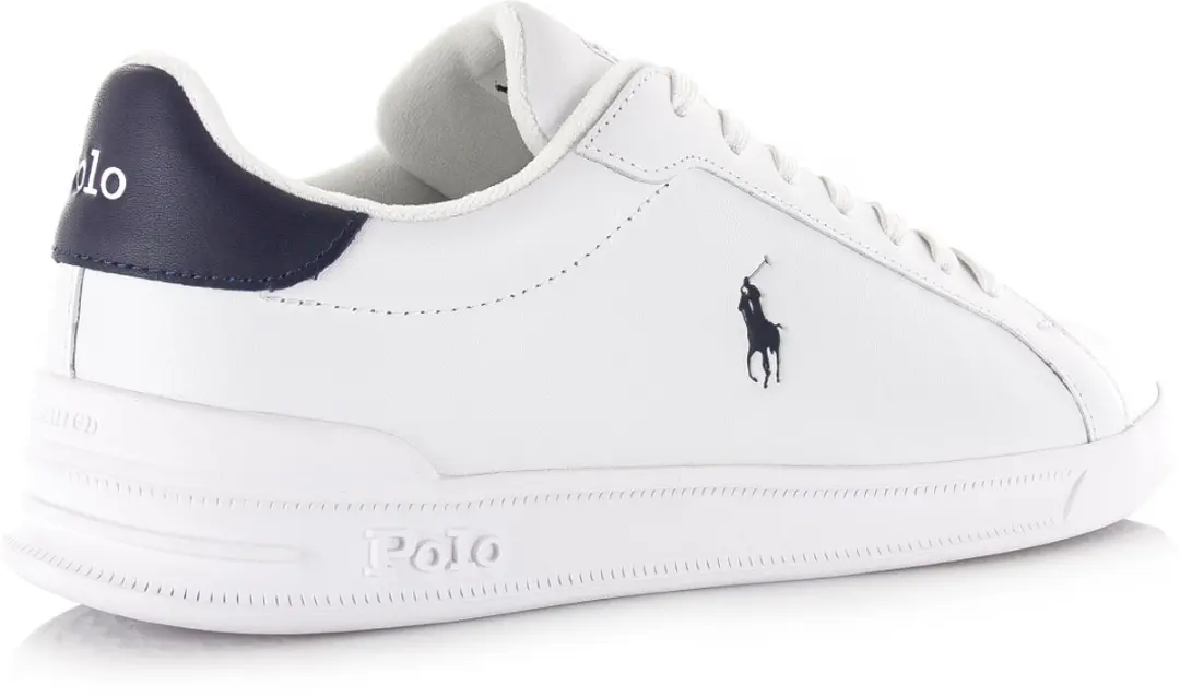 Polo Ralph Lauren Hrt Court II Sneakers - Wit - Maat 46 - afbeelding 6 van 6