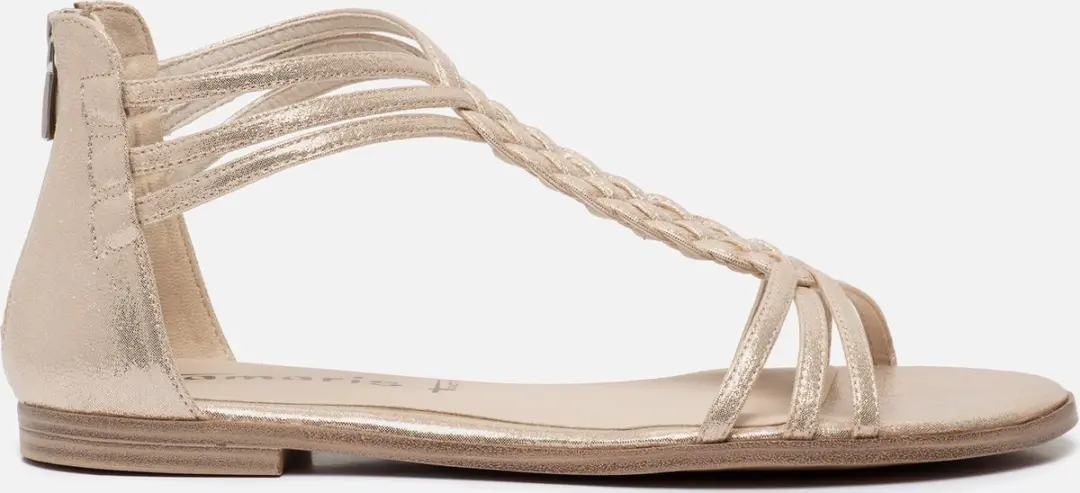 Tamaris Sandalen goud Texrtiel