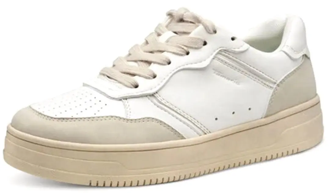 Tamaris Lage Top Sneaker 1-23729-44 197 Damesschoenen M2372942 Wit Comb