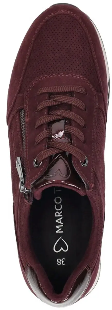 Marco Tozzi Laag Sneakers 39 - Bordeaux