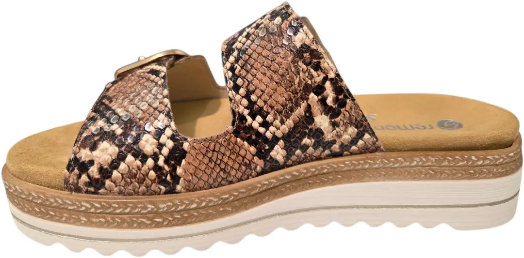 Remonte D0Q66-25 Slippers Slangenprint Dames - 41