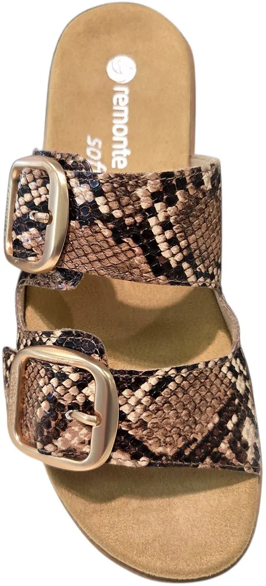 Remonte D0Q66-25 Slippers Slangenprint Dames - 41