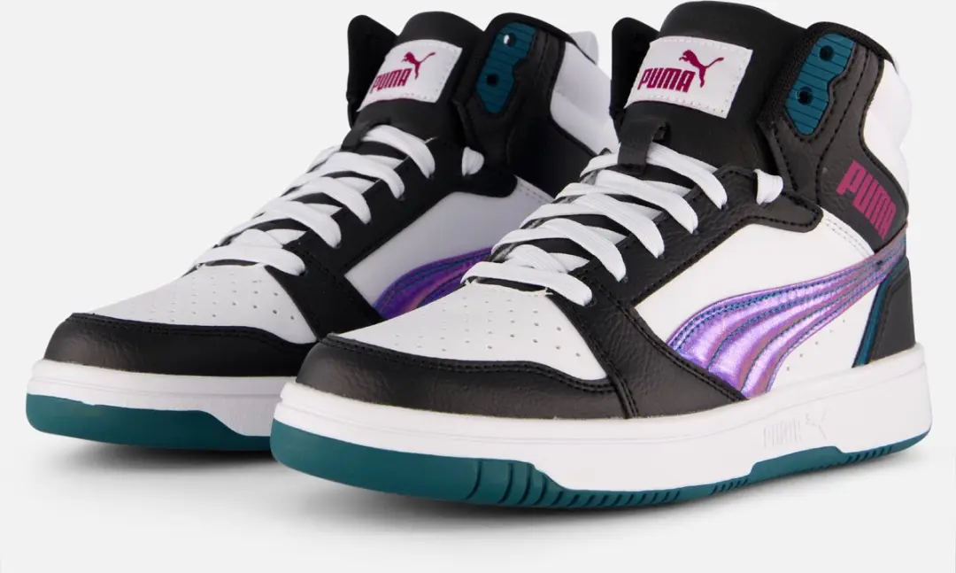 Puma Rebound V6 Mid Bouncy Sky Sneakers zwart