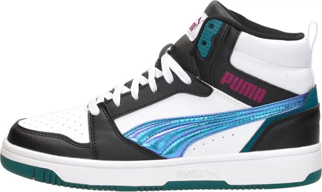 PUMA Rebound V6 Mid Bouncy Sky Sneakers - Zwart - Dames - afbeelding 2 van 6