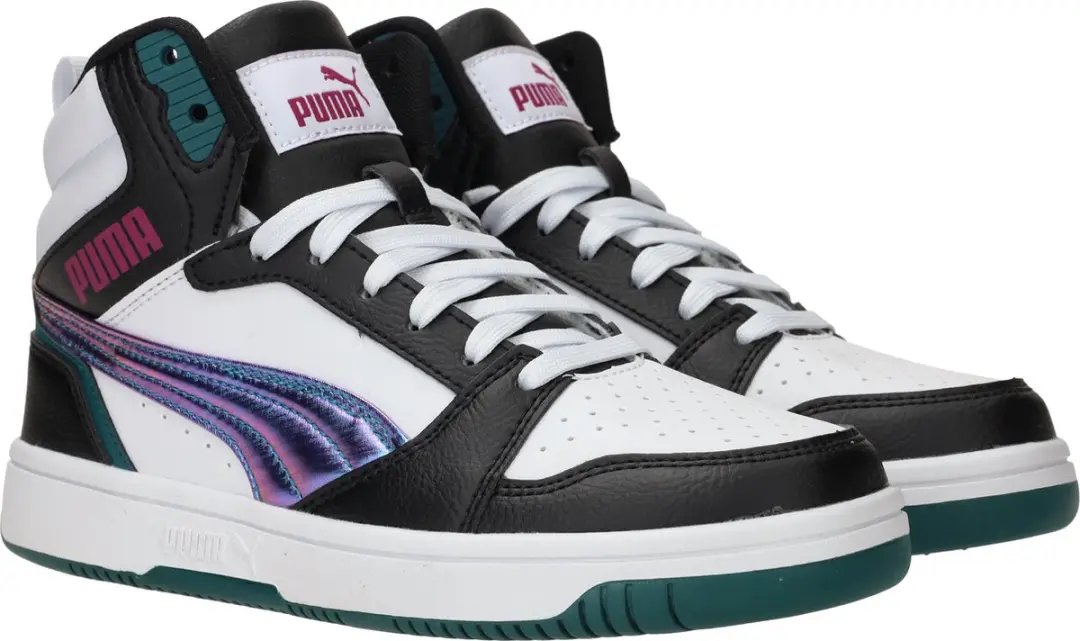 PUMA Rebound V6 Mid Bouncy Sky Sneakers - Zwart - Dames - afbeelding 4 van 6