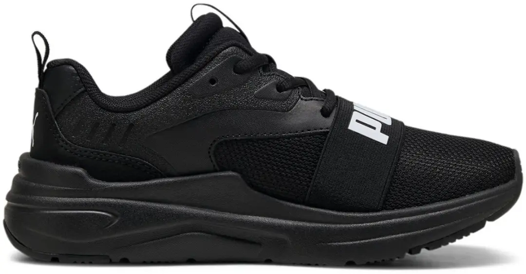 PUMA Softride Wired 2 Jr Sportschoenen - Zwart/Wit - afbeelding 3 van 6