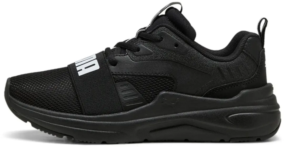 PUMA Softride Wired 2 Jr Sportschoenen - Zwart/Wit - afbeelding 2 van 6