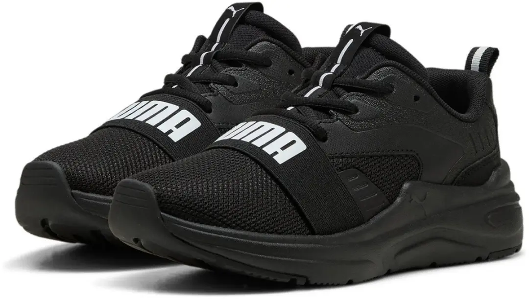 PUMA SOFTRIDE Wired 2 JR kinder sportschoenen unisex 401505 01 Zwart-Wit