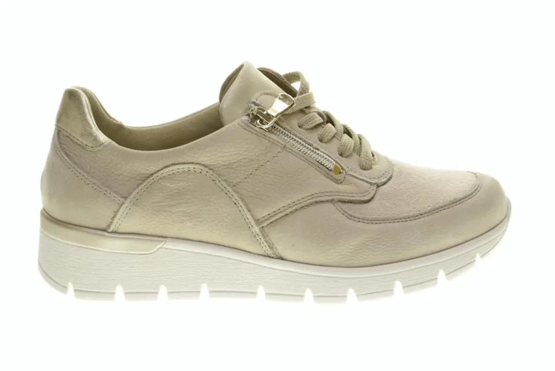 Beige Comfortschoenen Waldlaufer Extra Breed maat 39