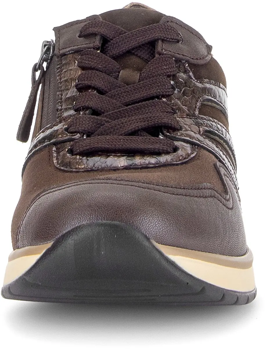 Gabor Dames Sneakers 39 - Donkerbruin