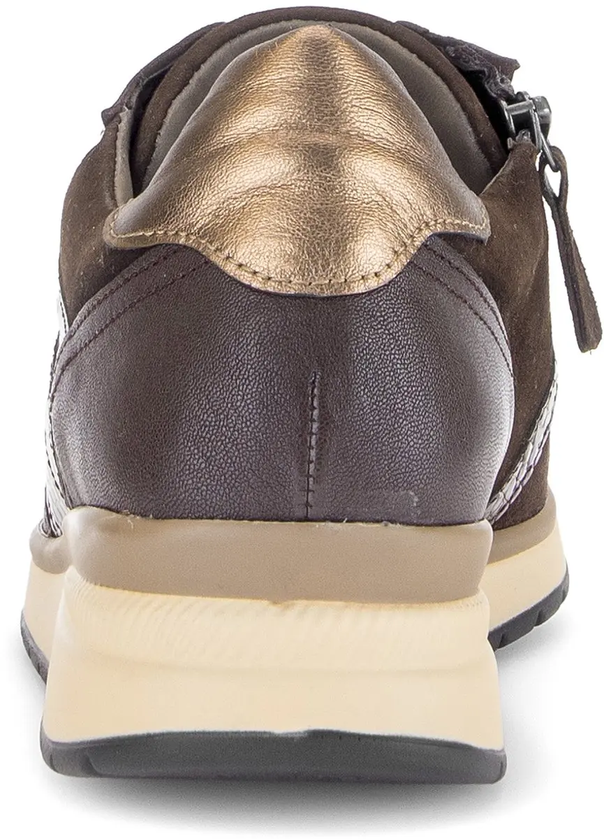 Gabor Dames Sneakers 39 - Donkerbruin