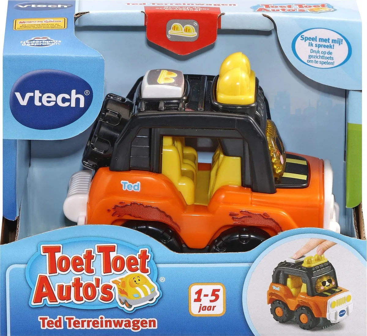 VTech Toet Toet Auto's Ted Terreinwagen 80-548623 - Interactief Speelgoed - afbeelding 6 van 6