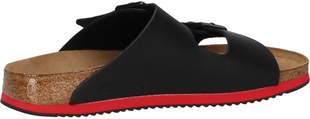 Birkenstock Dames Arizona SL 54244 Muilen - 38 - Zwart/Rood