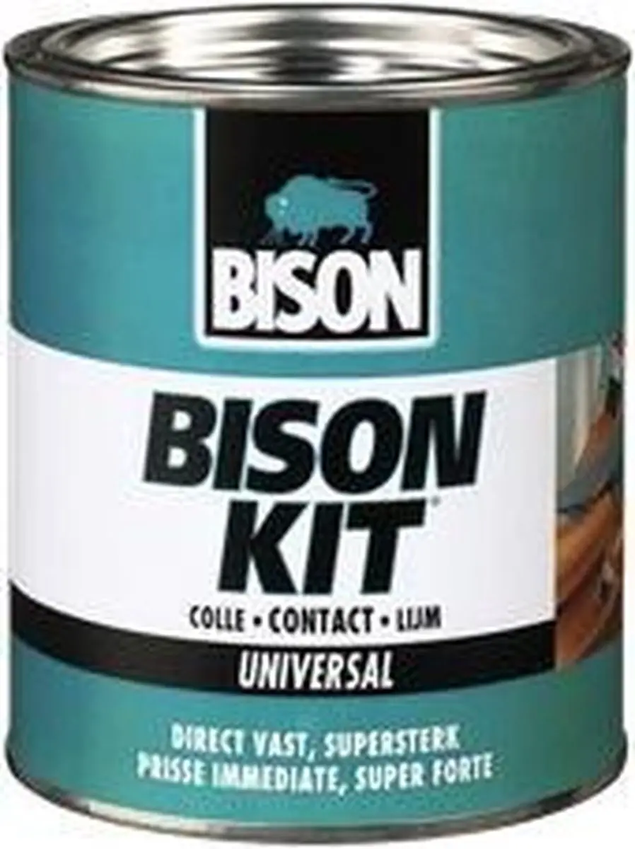 Bison Kit® blik 5 L, gelvormig, super sterk, universele contactlijm, vochtbeste