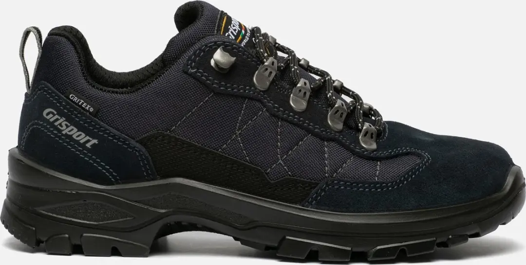 Grisport Scout Low wandelschoenen blauw Nubuck