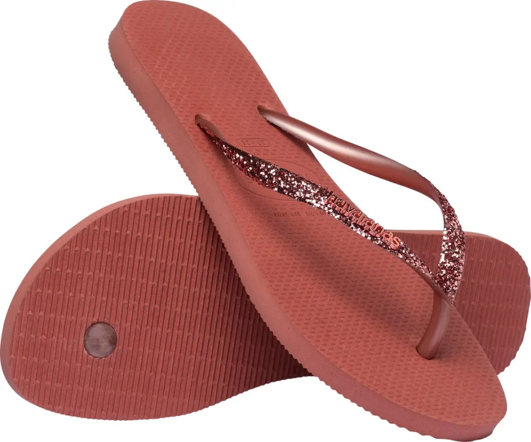 Havaianas Slim Glitter II Teenslipper Canyon Clay - 35/36